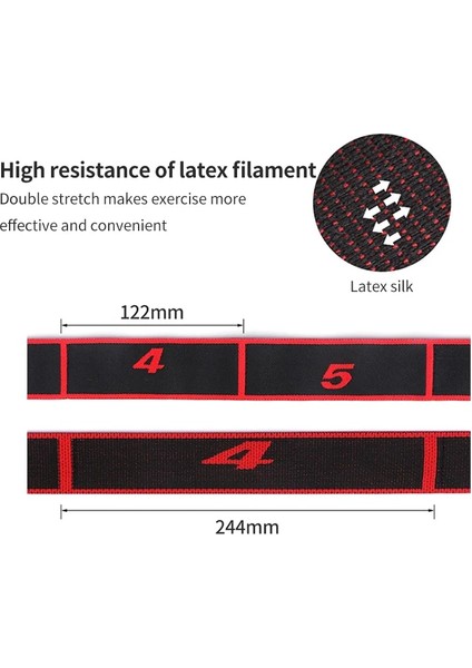 Gül Kırmızısı 95X4CM Stili Yeni Yoga Askı 90*4cm Streç Askı Pilates Kemeri Bel Kolları Bacak Yoga Egzersiz Direnç Bantları (Yurt Dışından) fiyatları