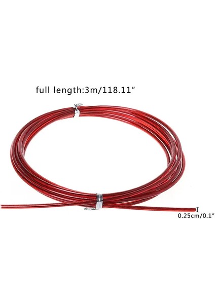 O Tarzı 3m Değiştirilebilir Çelik Tel Kablo Hız Atlama Ipleri Yedek Ip Atlama (Yurt Dışından) modelleri