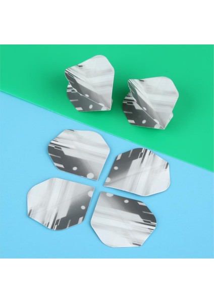 R Stili Profesyonel Tandard Serin ve Güzel Dart Uçuşları Yumuşak ve Çelik Ucu Dartiller Için Kanat Kuyruğu Seti Pet Dart Aksesuarları (Yurt Dışından)