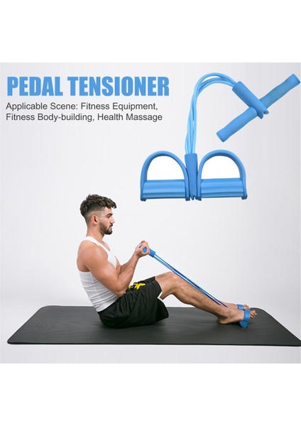 Mor Tarzı Çok Fonksiyonlu 4 Tüp Elastik Çekme Halatı Ayak Pedalı Vücut Ince Yoga Direnç Bantları Egzersiz Spor Egzersiz Fitness Ekipmanları (Yurt Dışından) indirimleri