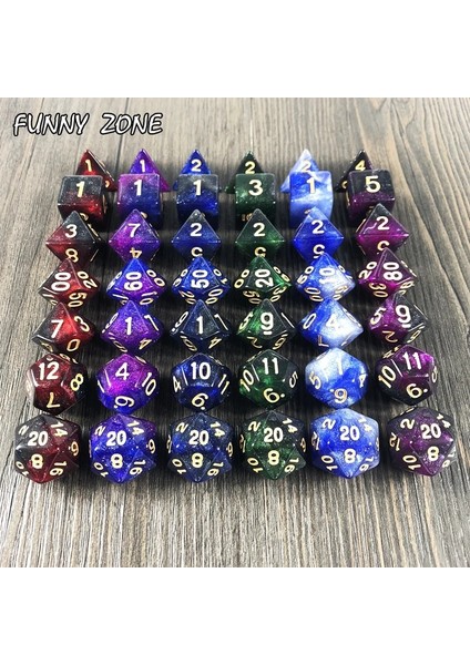 Yeşil Stil Evren Galaxy Gibi Parlak Parlak Yaratıcı Zar Olyhedral Zar Oyunu Eğlenceli Parti Bar Oyunları Hobiler Yılbaşı Hediyeleri Zarlar (Yurt Dışından) modelleri