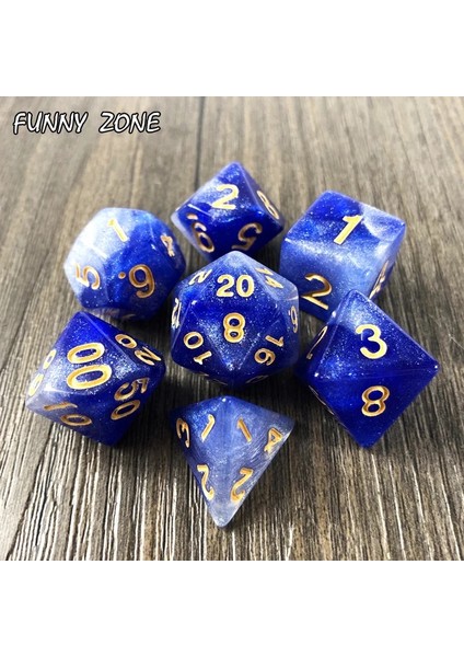 Yeşil Stil Evren Galaxy Gibi Parlak Parlak Yaratıcı Zar Olyhedral Zar Oyunu Eğlenceli Parti Bar Oyunları Hobiler Yılbaşı Hediyeleri Zarlar (Yurt Dışından) fırsatları