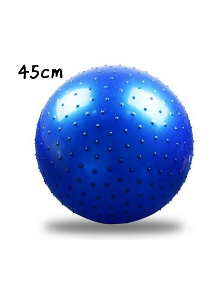 Mavi Stil Spor Yoga Topu Bola Pilates Fitness Parçacık Dengesi Fitness Topu Egzersiz Pilates Egzersiz Masaj Topu 45 cm Pvc Fitness (Yurt Dışından) fiyatları