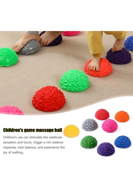 Yeşil Stil Sensory Training Equipment Massage Mat Balance Training Ball Tactile Ball Fitness Yoga Ball Boys Girls Children Adult Fitness (Yurt Dışından) modelleri