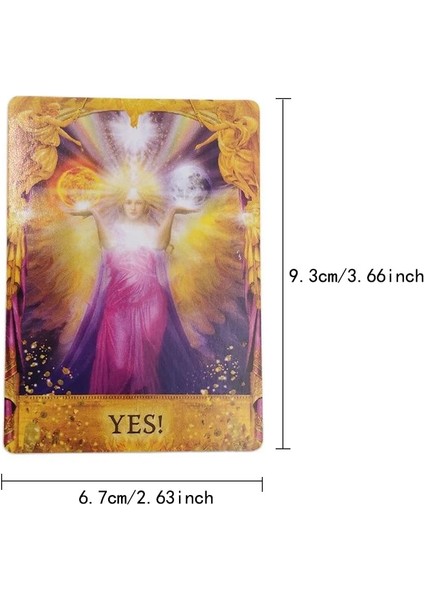 Tarot Güverte 44 Sayfa Stili Cevap Oracle Kartları Kehanet Kehanet Melek Tarot Güverte Eet Tarot Kartı Güverte Arkadaş Eğlence Parti Masa Oyunu Pdf ile (Yurt Dışından)