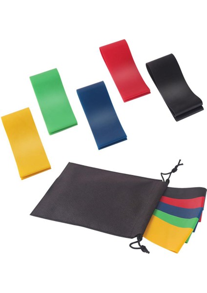 17 Adet Tarzı Lateks Direnç Bantları ve Eğitim Egzersiz Yoga Tüpleri Çekme Halatı Kauçuk Genişletici Elastik Bantlar Fitness Ekipmanları (Yurt Dışından) fırsatları