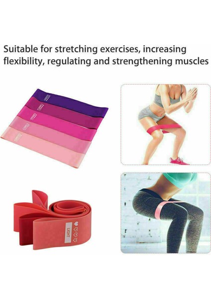 No.5 Tarzı 1 Adet Elastik Bantlar Fitness Sakız Egzersiz Salonu Gücü Direnç Bantları Pilates Spor Fitness Bantları Crossfit Egzersiz Ekipmanları (Yurt Dışından) modelleri