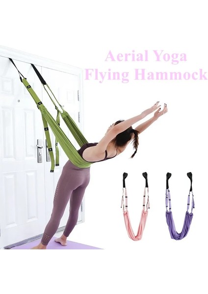 Mor Tarzı Ayarlanabilir Hava Yoga Kayışı Hamak Salıncak Germe Anti-Yerçekimi Ters Çevirme Egzersizleri Çok Katmanlı Kemer Kapı Esneklik Eğitmeni (Yurt Dışından) fiyatları