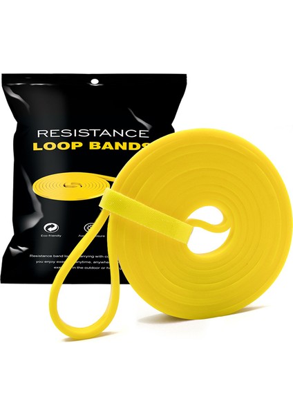 Sarı 15LBS Stili Direnç Bandı Erkekler ve Kadınlar Spor Genişletici Lastik Bant Halka Çömelme Ağırlık Taşıyan Elastik Halka Pull-Up Eğitim Gerginlik Bandı (Yurt Dışından)