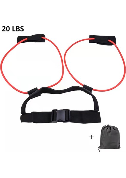 Kırmızı Stil Çömelme Direnç Bantları Bacaklar Popo Kas Eğitimi Elastik Çekme Halatı Pedallı Ayarlanabilir Bel Kemeri Spor Salonu Egzersiz Sıçrama Eğitmen (Yurt Dışından)