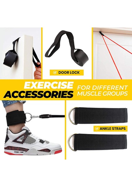 11 Adet Çekme Halatı B Tarzı Et Lateks Direnç Bantları Seti Egzersiz Yoga Tüpü Çekme Halatı Fitness Spor Kauçuk Elastik Bantlar Kas Gücü Eğitimi (Yurt Dışından) fırsatları