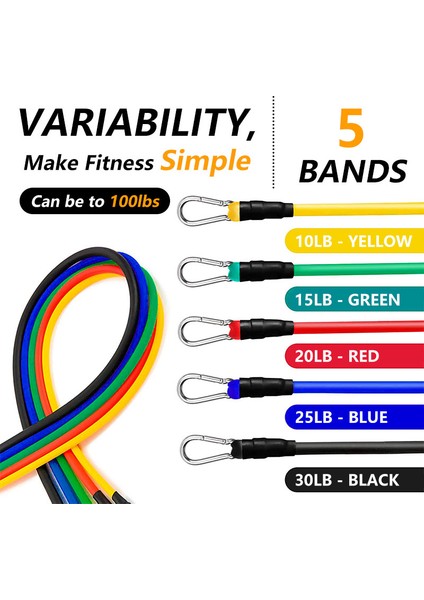 11 Adet Tarzı Direnç Bantları Seti Elasticas Fitness Spor Salonu Egzersizi Ev Açık Havada Kas Eğitimi Yoga Kauçuk Ekipmanları Резинка Для Фитнеса (Yurt Dışından) modelleri