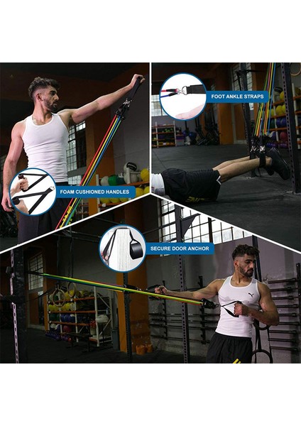 11 Adet Tarzı Direnç Bantları Seti Elasticas Fitness Spor Salonu Egzersizi Ev Açık Havada Kas Eğitimi Yoga Kauçuk Ekipmanları Резинка Для Фитнеса (Yurt Dışından) indirimleri