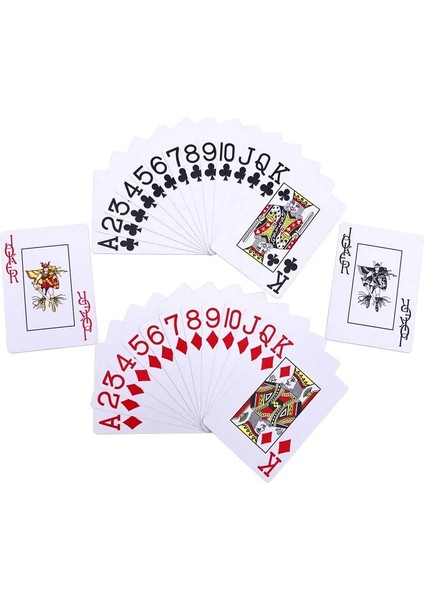 1kırmızı 1mavi Tarzı 2 Setlot Üst Sınıf Çift Buzlu Bakara Texas Hold'em Kraliyet Poker Kartı Lazer Kutusu Su Geçirmez Plastik Iskambil Kartları Masa Oyunu (Yurt Dışından) indirimleri
