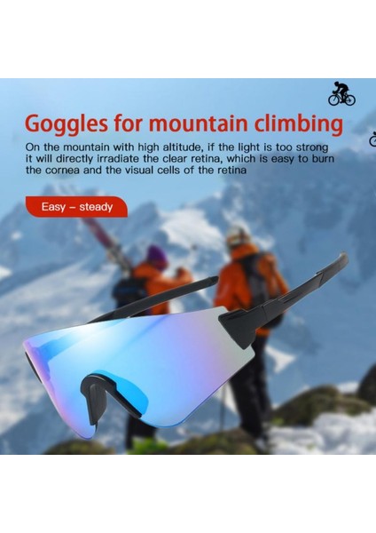 No.5 Tarzı 2021 Bir Bisiklet Binici Camı Açık Hava Sporları Rüzgar Geçirmez UV400 Gerçek Film Renkli Lens Güneş Gözlüğü (Yurt Dışından) modelleri