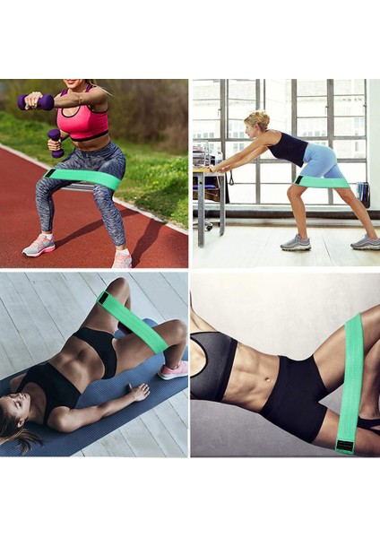 Bir Set Tarzı Kumaş Direnç Bantları Ganimet Bandı Seti Spor Ekipmanları Egzersiz Yoga Sporları Için Elastik Elast Glute Bandı Fitne Eğitimi (Yurt Dışından) fiyatları