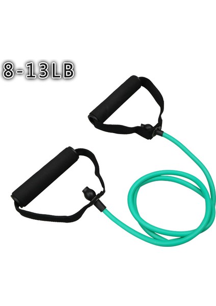 Yeşil Stil Kolları ile 8 Kelime Yoga Çekme Halatı 5 Seviye Direnç Fitness Elastik Bant Fitness Ekipmanları Genişletici Egzersiz Spor Salonu Egzersizi (Yurt Dışından)