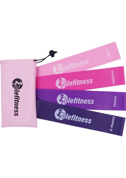 LOGO-25X5CM Stili Yok Direnç Döngü Bantları Pembe Set Elastik Bantlar Kadın Egzersiz Spor Ekipmanları Fitness Ev Jimnastik Egzersizi Yoga Pilates Eğitimi (Yurt Dışından)