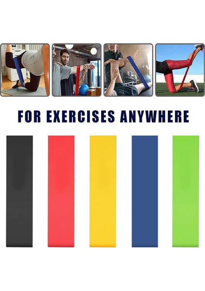 Ağır Stil Elastik Bantlar Fitness Direnç Bantları Kalça Çember Bantları Fitness Yoga Pilates Için Lastik Bantlar Crossfit Spor Salonu Ev Egzersizi (Yurt Dışından) fiyatları