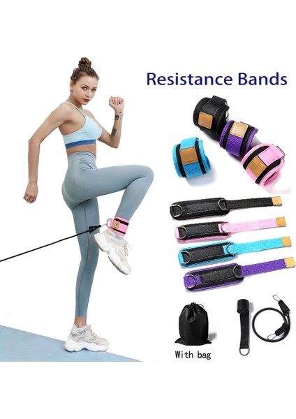 4 Adet Mor Tarzı 4 Adet Yoga Direnç Bantları Ayak Bileği Elastik Bantları Bacak Eğitimi Popo Uyluk Bacak Kasnakcrossfit Fitness Ekipmanları Pilates Egzersiz Salonu (Yurt Dışından) modelleri