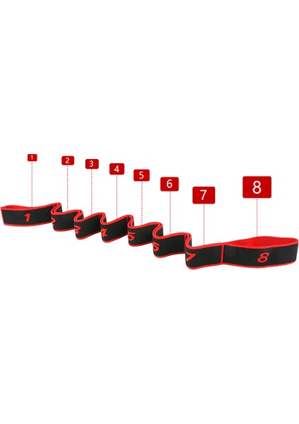 Yeşil Stil 1 Adet Fitness Elastik Yoga Direnç Bandı Spor Salonu Spor Eğitimi Pitales Kemer Streç Latin Dans Bandı (Yurt Dışından) fırsatları