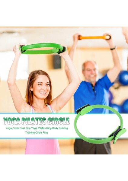 Yoga Çemberi Çift Kavrama Yoga Pilates Halkası Vücut Geliştirme Eğitimi Çember Fitness Çemberi (Yurt Dışından) fırsatları