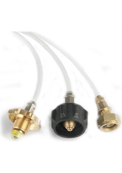 Paket 2 Tarzı Jeebel Açık Gaz Sobası Kamp Sobası Propan Dolum Adaptörü Brülör Lpg Düz Silindir Tankı Çoğaltıcı Şişe Adaptörü Kaydet (Yurt Dışından) indirimleri