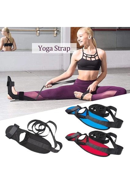 Mavi Stil Yoga Esneklik Germe Bacak Sedye Kayışı Bale Tezahürat Dans Jimnastik Eğitmeni Yoga Esneklik Bacak Germe Kemeri (Yurt Dışından) fiyatları