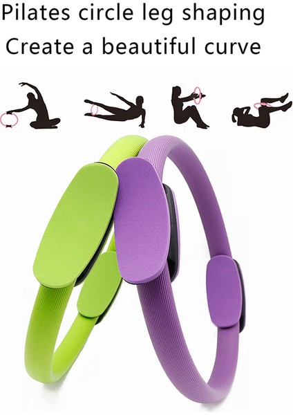 Gri Stil Profesyonel Yoga Çember Pilates Spor Sihirli Yüzük Kadın Spor Kinetik Direnç Daire Spor Salonu Egzersiz Pilates Aksesuarları (Yurt Dışından) modelleri