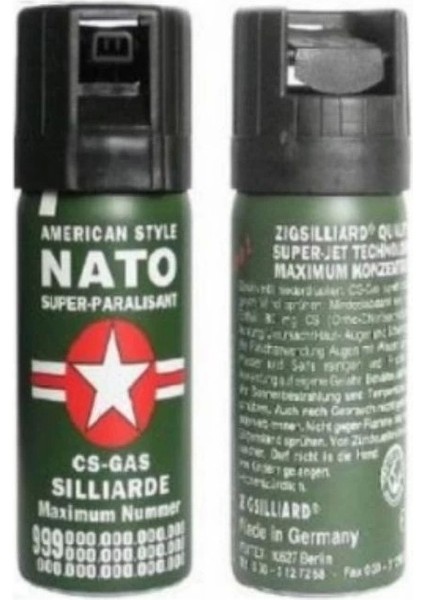 Epilons Biber , Gaz Sprey 40 ml - 2'li Set