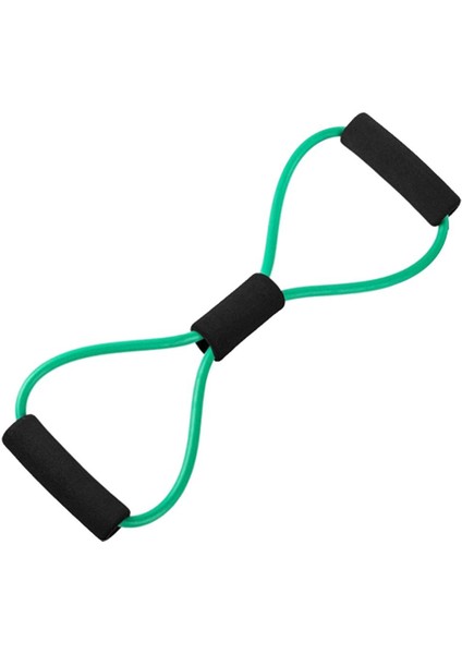Yeşil Stil 8 Şekilli Direnç Eğitimi Kas Elastik Bant Tüp Ağırlık Kontrolü Fitness Egzersiz Kadın Çekme Halatı Kırmızı Yoga Pilates Fitness (Yurt Dışından)