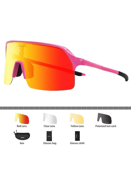 Model 2 Renk 10 Stil Polarize 5 Lens Erkek Kadın Bisiklet Gözlük Mtb Yol Bisikleti Güneş Gözlüğü Spor Koşu Balıkçılık Gözlüğü Moda Bisiklet Gözlük (Yurt Dışından)