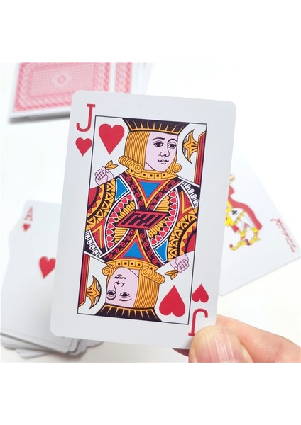 5639 Kırmızı Stil 1 Deckvc Oyun Kartları Su Geçirmez Oyun Kartları Plastik Poker Kartları Poker Destesi Beyaz Altın Poker Kartları 58*88MM Kartlar (Yurt Dışından) fırsatları