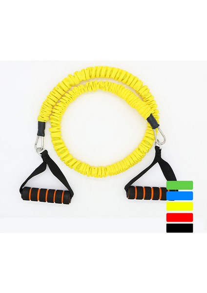 Sarı. Stil Yougle Pilates Lateks Tüp Genişleticiler Egzersiz Tüpleri Mukavemet Direnç Bant Setleri Fitness Ekipmanları Çekme Kemeri Halat (Yurt Dışından)