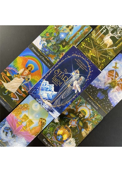 TT131 Stili 2. Baskı Yıldız Tarot Güverte Boş Zaman Partisi Masa Oyunu Yüksek Li Falcılık Kehanet Oracle Kartları Rehber Kitaplı (Yurt Dışından) fiyatları