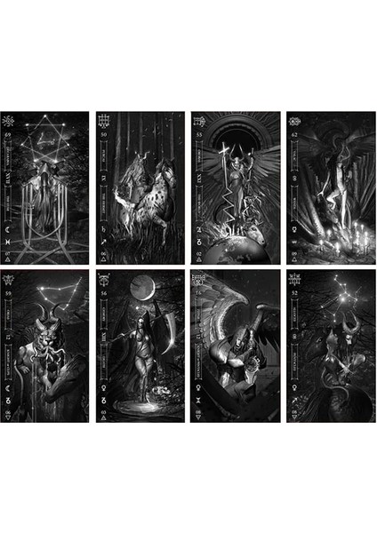 78 Adet TS61 Tarzı Goetia Karanlıkta Tarot Tarot Kartları Tarot Güverte Tablosu Kehanet Için Oracle Kader Ingilizce Versiyonu Masa Oyunları Oyun Kartları Parti (Yurt Dışından) fırsatları