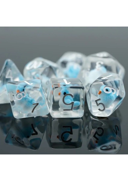 Et Bird Dnd Dice D&d Dice D4 D6 D8 D10 D% D12 D20 Çokyüzlü Oyunlar Zar Seti Masa Oyunları Için Mtg Rpg (Yurt Dışından)