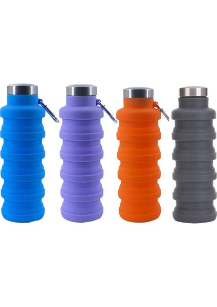 Gray Common Style Taşınabilir Katlanır Silikon Bardak Bisiklet Için Spor Su Şişesi Geri Çekilebilir Cam Spor Sızdırmaz Mühür (Yurt Dışından) modelleri