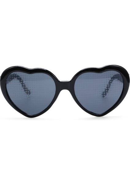 Siyah Stil Işıklar Değişim Kalp Şeklinde Kırınım Güneş Gözlüğü Özel Efekt Aşk Görüntüsü Oldu Kadın Modası Yaratıcı Sevgililer Günü Hediyeleri (Yurt Dışından)