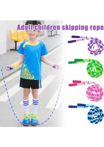 Mor Tarzı Çocuklar Ip Atlama Ipi Boncuk Atlama Ipi Kablo Egzersiz Için Fitness Eğitimi Spor Öğrenciler Için Yürümeye Başlayan Çocuk HB88 (Yurt Dışından) fiyatları