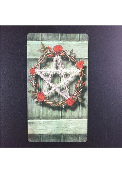 45 Adet TS69 Tarzı Yeşil Cadı Tarot Kartları Deste Kartları Komik Masa Oyunu Tarot Destesi Kart Oyunları Ingilizce Aileler Için Parti Dro (Yurt Dışından)