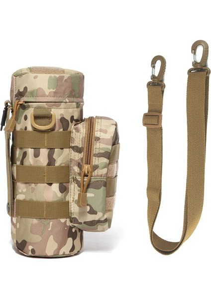 14 Omuz Askısı Stili Seyahat Su Şişesi Çantası Açık Taktik Kamuflaj Su Şişesi Saklama Torbaları Omuz Şişe Tutucu Çok Işlevli Şişe Kılıfı (Yurt Dışından) indirimleri