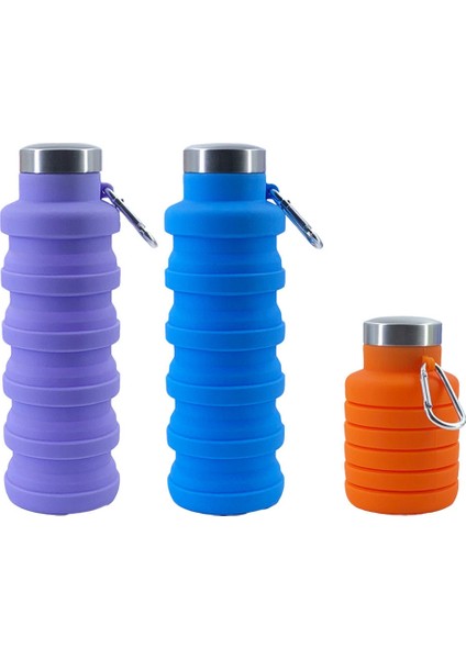 Gray Common Style Taşınabilir Katlanır Silikon Bardak Bisiklet Için Spor Su Şişesi Geri Çekilebilir Cam Spor Sızdırmaz Mühür (Yurt Dışından) fırsatları