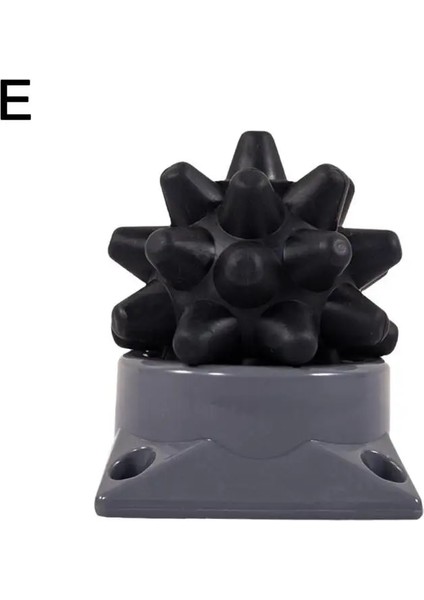 Siyah Stil Dikenli Masaj Topu Rulo Yoga Ayak El Ayak Masajı Terapi Akupunktur Noktası Bazlı Taşınabilir Vücut Kas Rumble (Yurt Dışından)