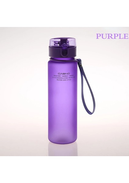 Purple 560ML Style Yüksek Li Su Şişesi 400ML L Açık Hava Sporları Sızdırmaz Su Şişesi Suluk Bpa Içermez Içecek Su Şişesi (Yurt Dışından)