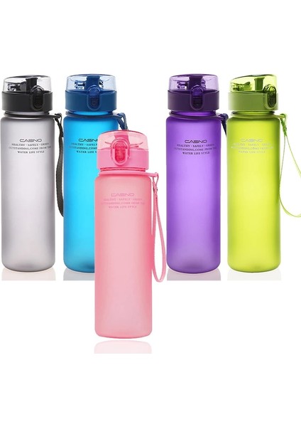 Purple 560ML Style Yüksek Li Su Şişesi 400ML L Açık Hava Sporları Sızdırmaz Su Şişesi Suluk Bpa Içermez Içecek Su Şişesi (Yurt Dışından) modelleri