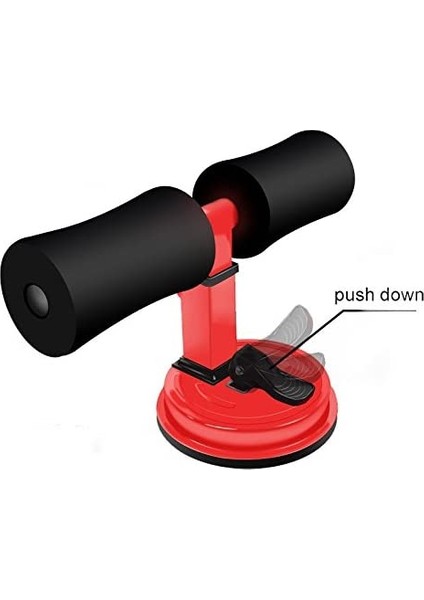 Siyah-Kırmızı Tarzı Abs Eğitmen Oturma ı Kendinden Emme Fitness Ekipmanları Karın Gücü Eğitmen Ev Spor Salonu Kas Eğitimi Erkek Kadın Kilo Kaybı (Yurt Dışından)