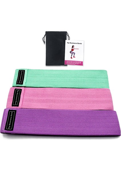 Tarzı Ayarla Yoga Jimnastik Eğitimi Örgülü Fitness Kalça Döngüsü Direnç Bantları Kaymaz Squats Genişletici Mukavemet Lastik Bantlar Elastik Bantlar Spor (Yurt Dışından)