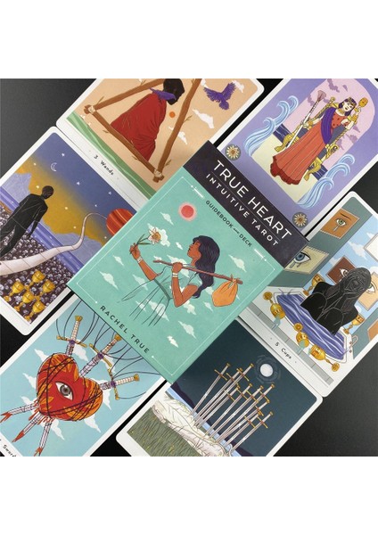 TT104 Stili True Heart Sezgisel Tarot Kartı Yeni Başlayanlar Için Rehber Kitaplı Yeni Tarot Kart Oyunu Masa Oyunu Nefis ve Rehber Kitap (Yurt Dışından) fiyatları