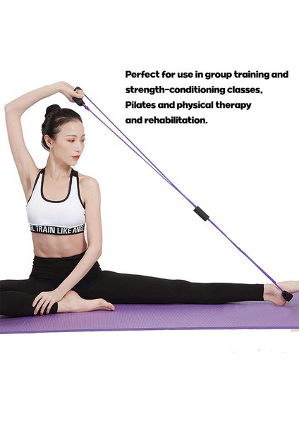 Mor Tarzı Tpe 8 Kelime Direnç Lastik Bantlar Kadın Kas Eğitimi Için Fitness Elastik Bant Çekme Halatı Spor Salonu Yoga Spor Fitness Ekipmanları (Yurt Dışından)